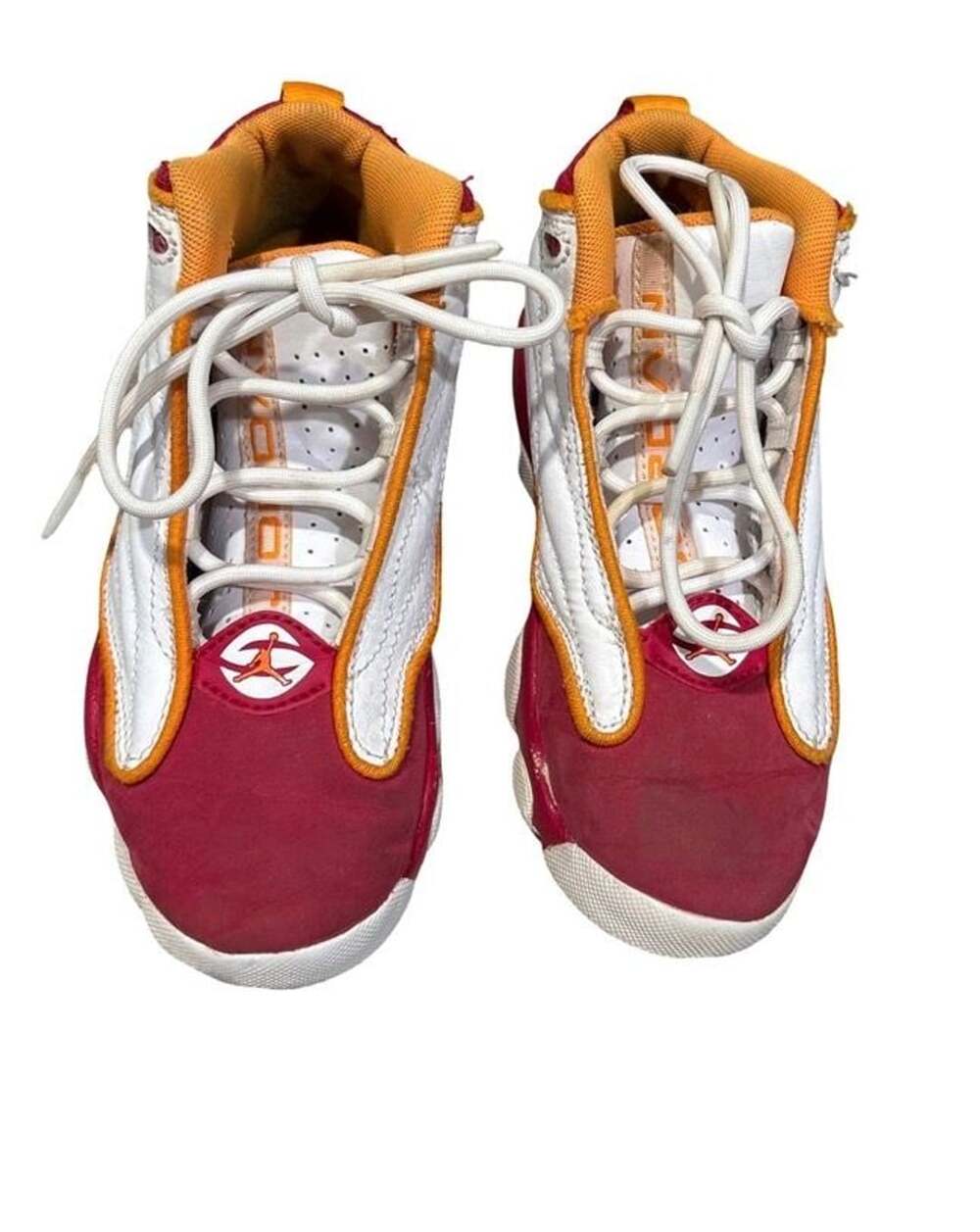 Jordan Pro Strong Shoes Size 12C Burgundy White Orange DC7909-168